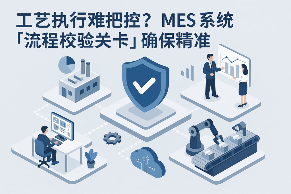 工艺执行难把控？MES 系统「流程校验关卡」确保精准